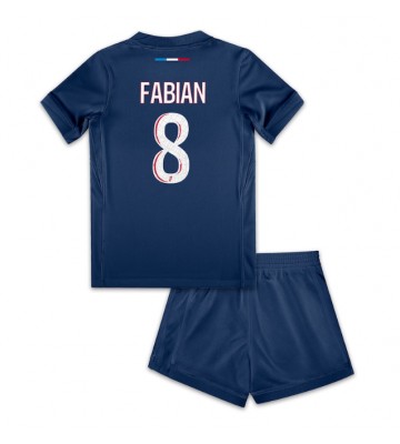 Paris Saint-Germain Fabian Ruiz #8 Hemmakläder Barn 2024-25 Kortärmad (+ Korta byxor)